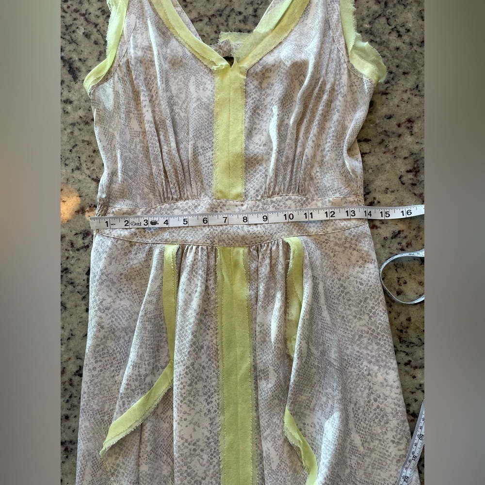 New women’s 100% silk Rebecca Taylor midi dress size 0 and 4 - Picture 7 of 10